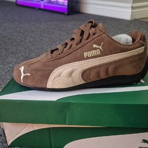 Puma Tan Suede Classic Sneakers